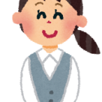 受付女性のイラスト